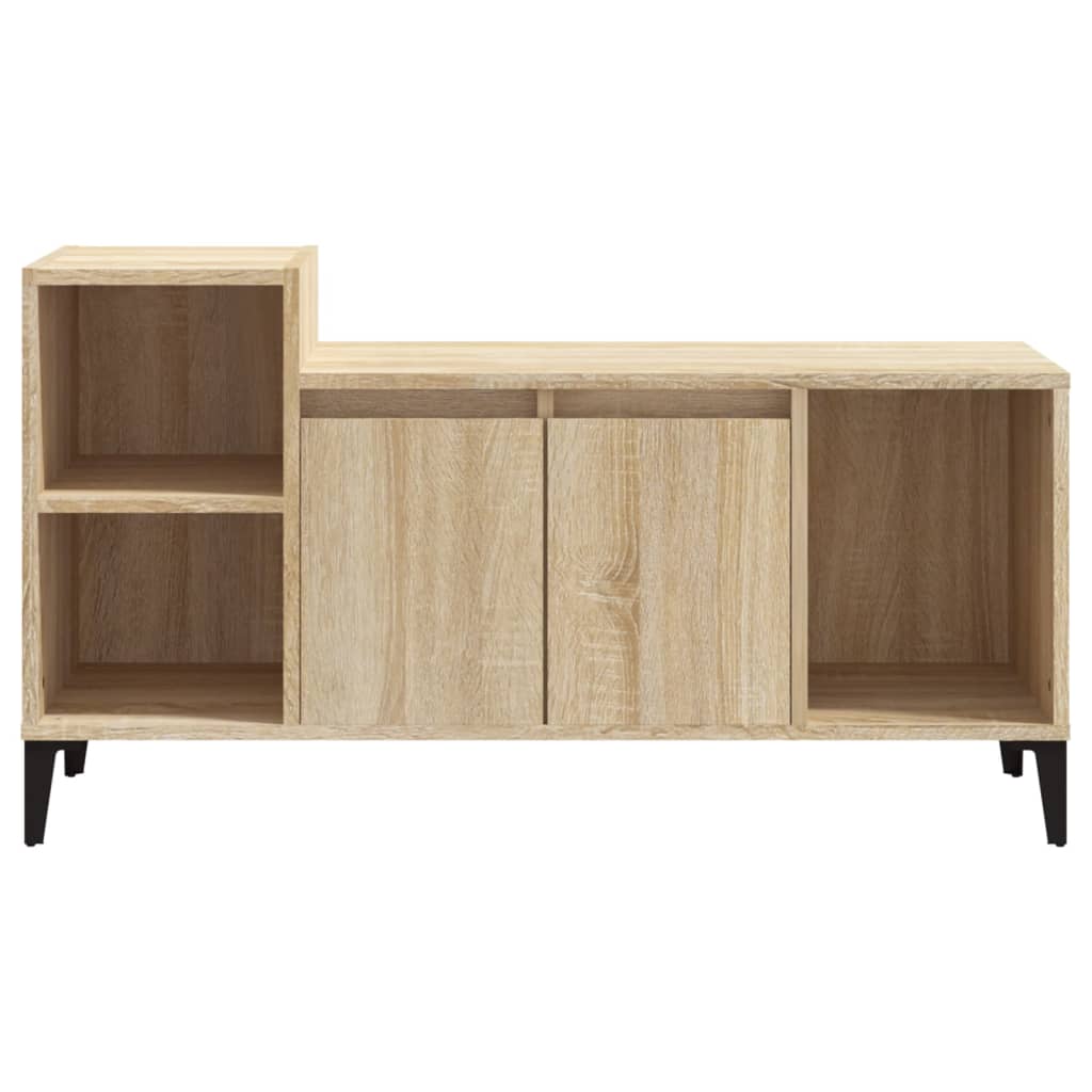 vidaXL TV Cabinet Sonoma Oak 100x35x55 cm Engineered Wood