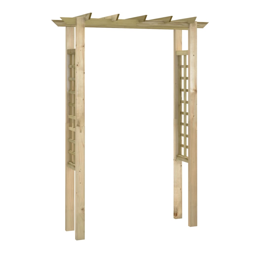vidaXL Arbour / Rose Arch 150x60x204 cm Impregnated Wood