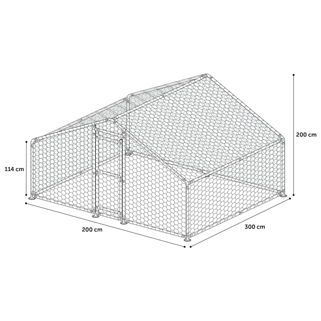 FLAMINGO Chicken Cage Doerak 2x3x2 m