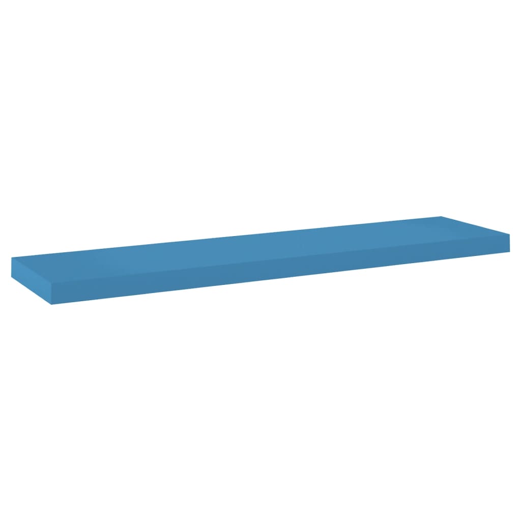 vidaXL Floating Wall Shelf Blue 90x23.5x3.8 cm MDF