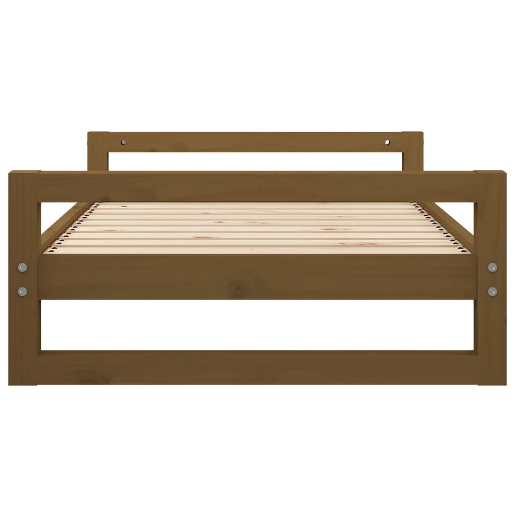 vidaXL Dog Bed Honey Brown 95.5x65.5x28 cm Solid Pine Wood