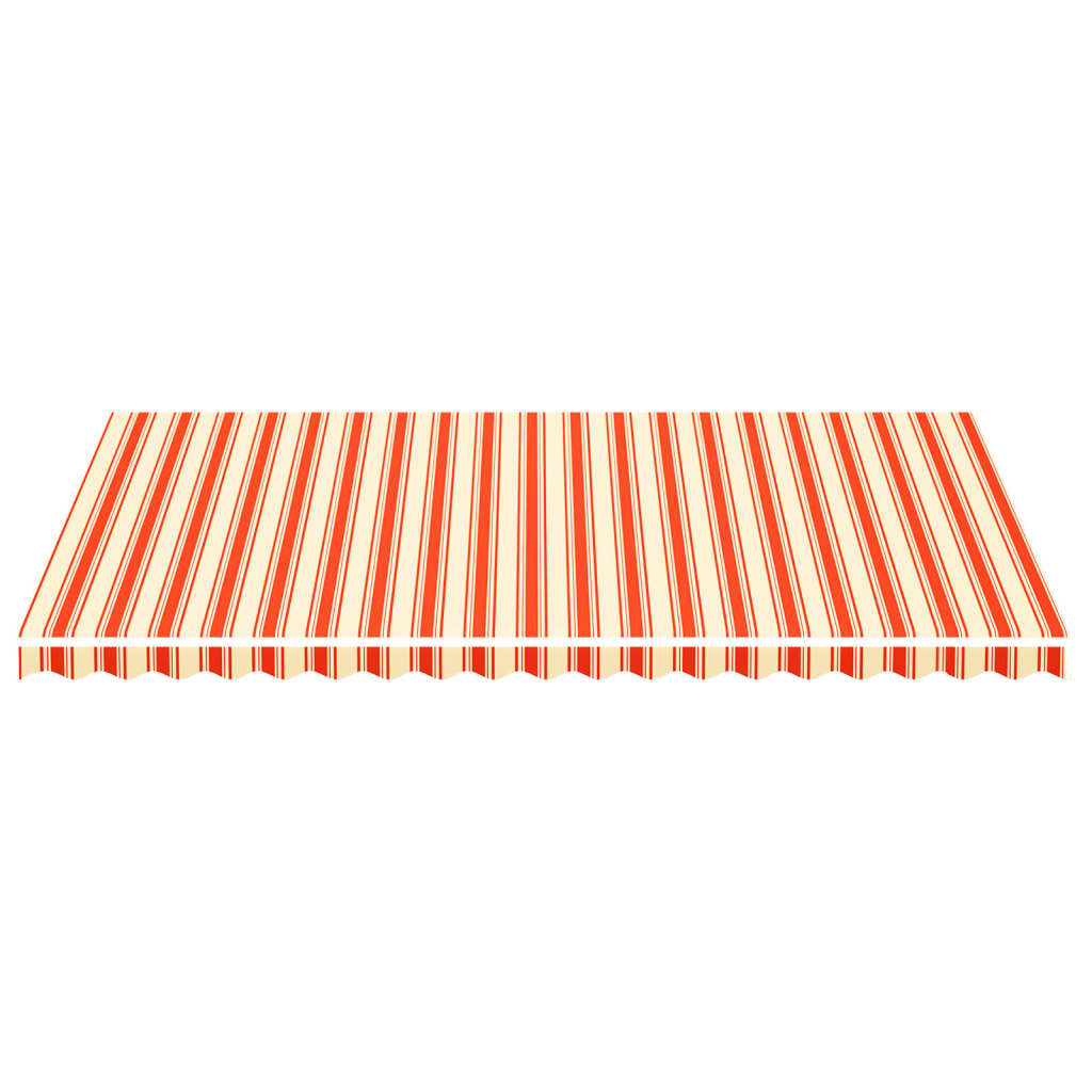 vidaXL Replacement Fabric for Awning Yellow and Orange 5x3 m
