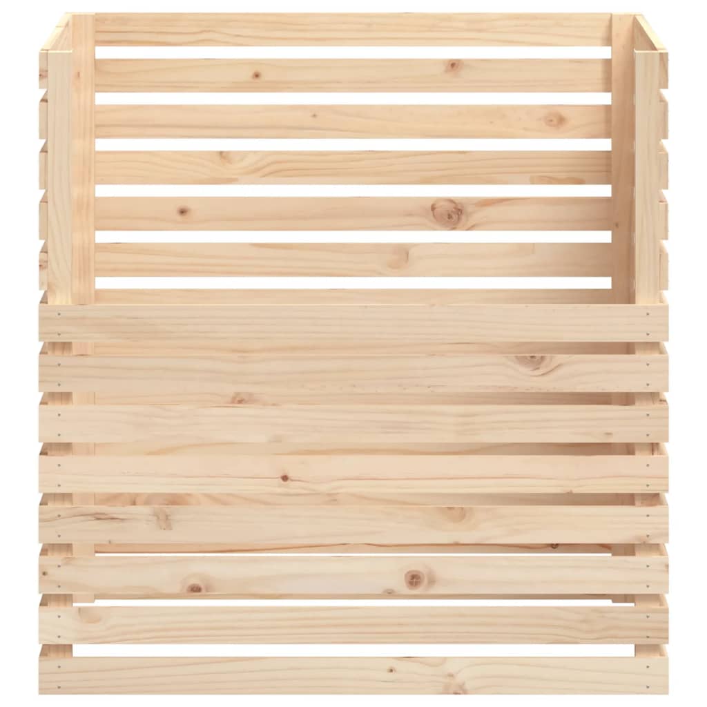 vidaXL Composter 100x100x102 cm Solid Wood Pine