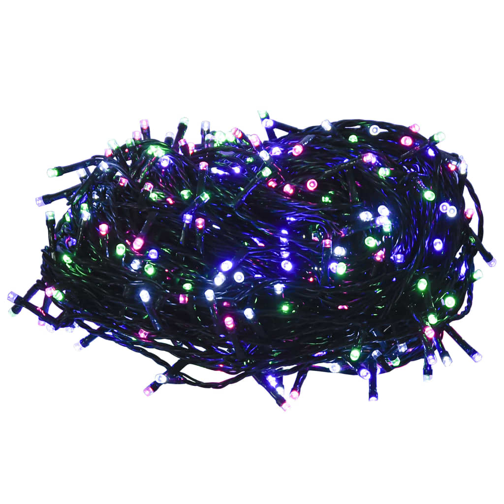 vidaXL LED String with 300 LEDs Pastel Multicolour 30 m PVC