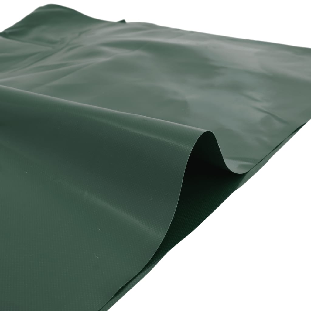 vidaXL Tarpaulin Green 4x4 m 650 g/m²