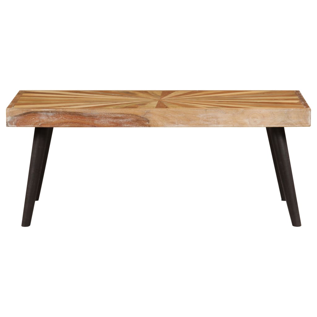 vidaXL Coffee Table Solid Mango Wood 90x55x36 cm