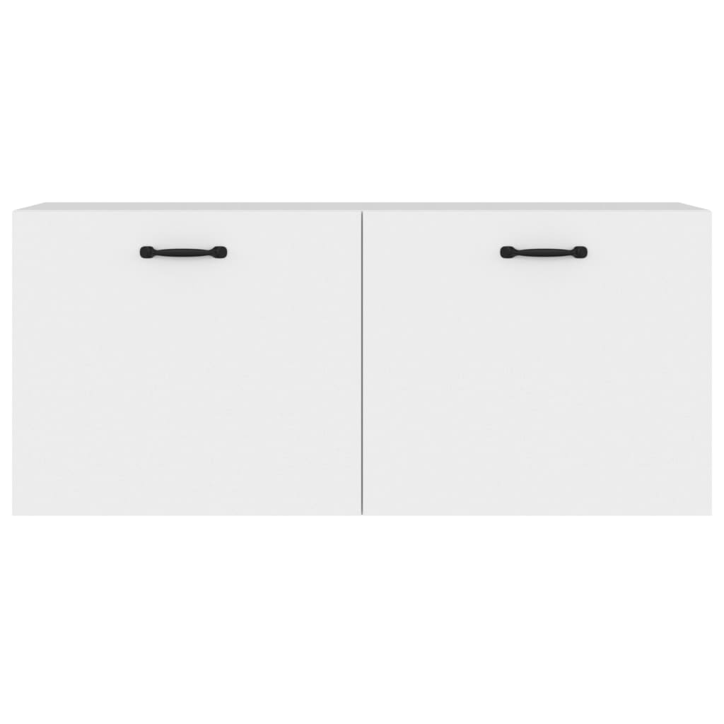 vidaXL Wall Cabinet White 80x36.5x35 cm Engineered Wood