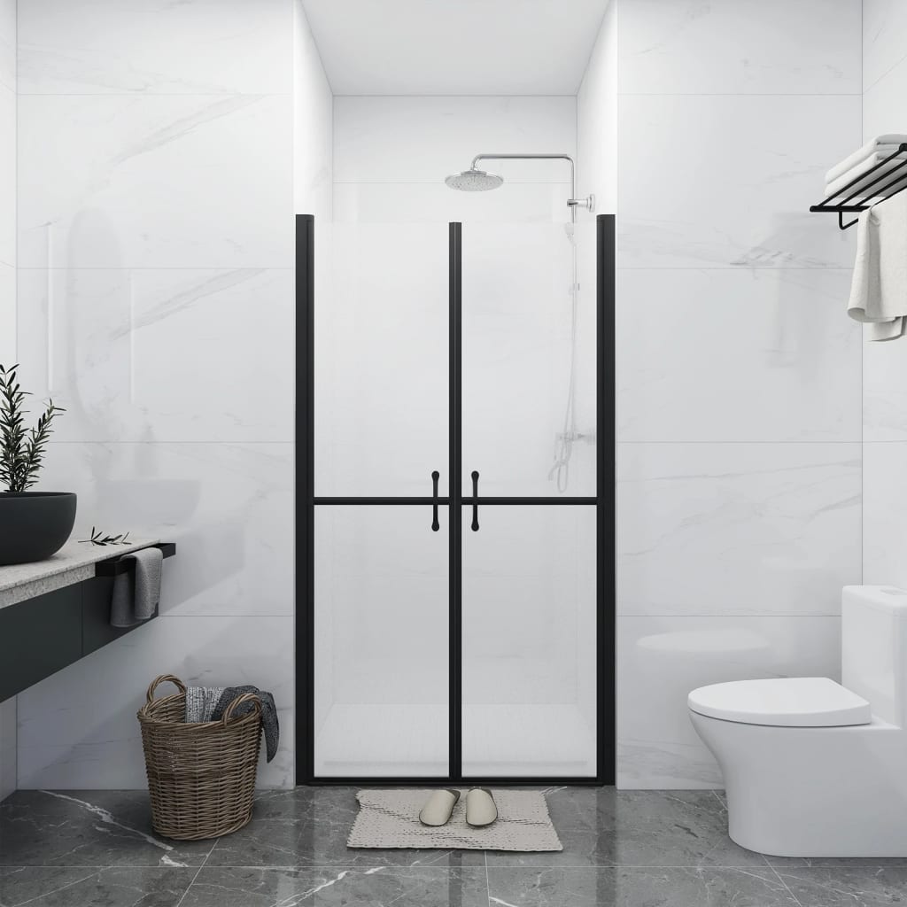 vidaXL Shower Door Frosted ESG (68-71)x190 cm