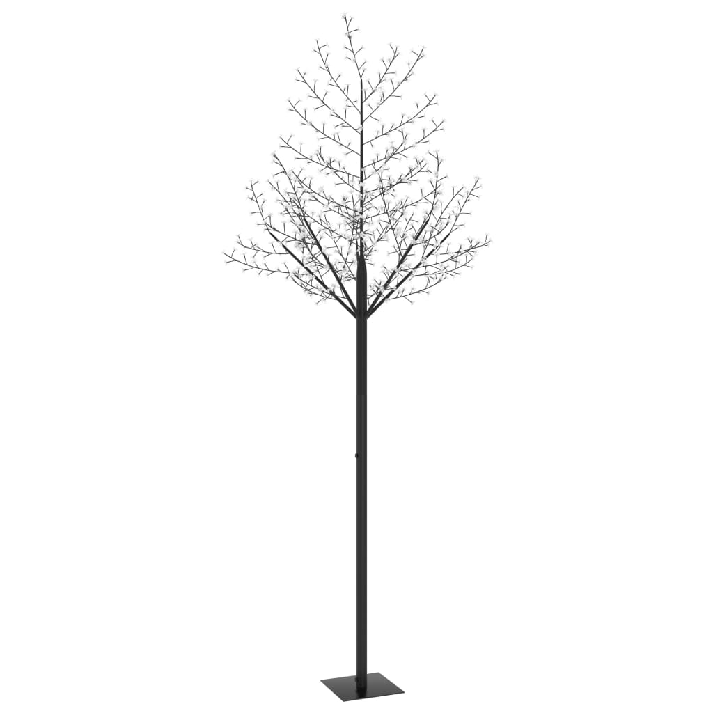 vidaXL Christmas Tree 600 LEDs Warm White Light Cherry Blossom 300 cm