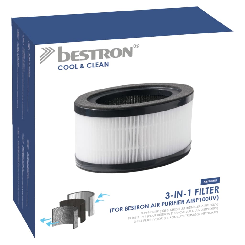 Bestron 3-in-1 Filter for AIRP100UV