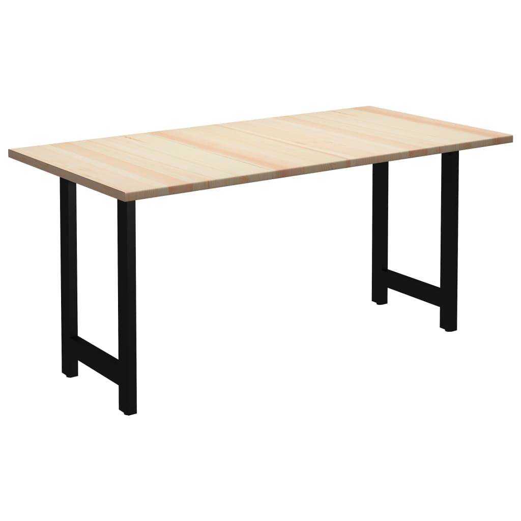 vidaXL Dining Table 160x80x76 cm Pinewood
