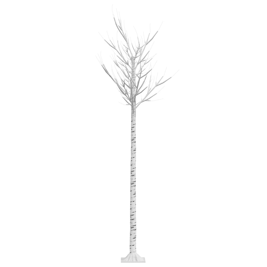 vidaXL Christmas Tree 200 LEDs 2.2m Blue Willow Indoor Outdoor