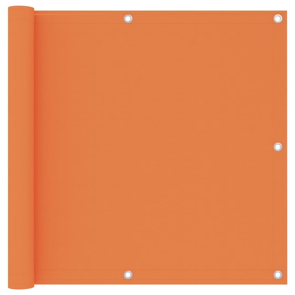 vidaXL Balcony Screen Orange 90x300 cm Oxford Fabric