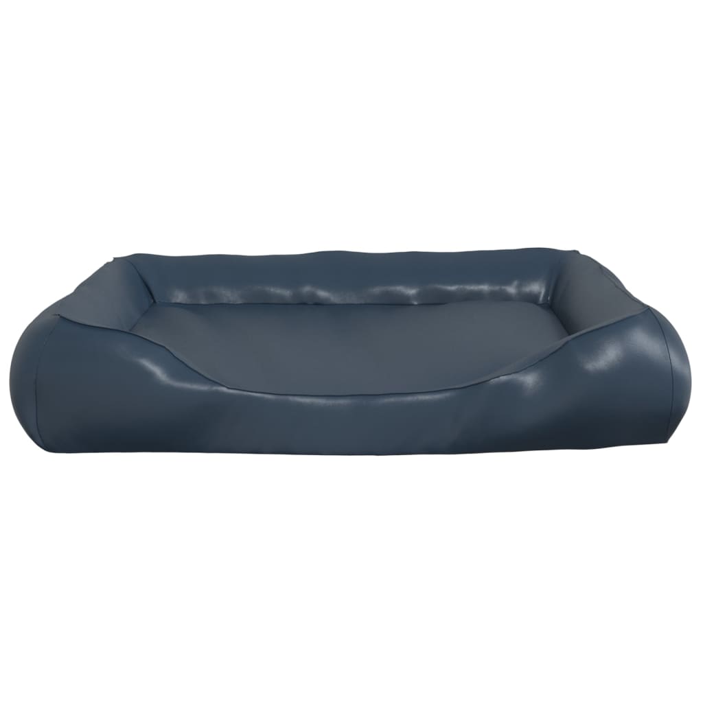 vidaXL Dog Bed Dark Blue 105x80x25 cm Faux Leather
