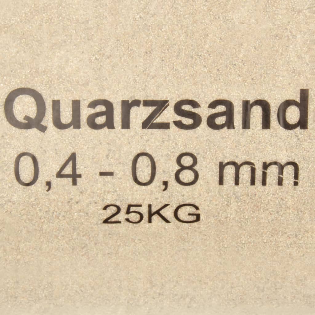 vidaXL Filter Sand 25 kg 0.4-0.8 mm