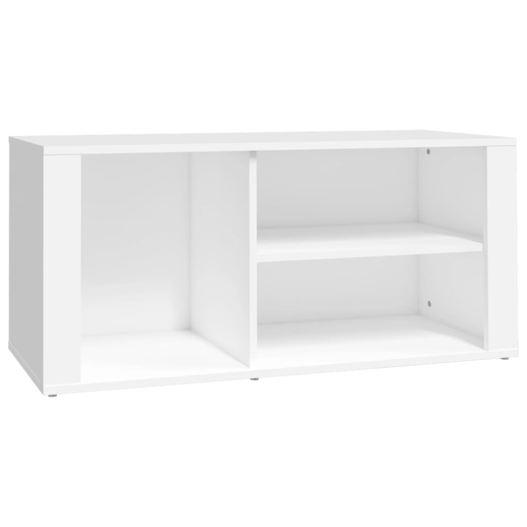 vidaXL Shoe Cabinet White 100x35x45 cm Engineered Wood