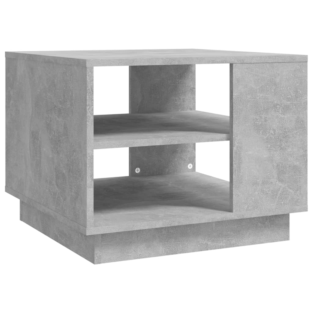 vidaXL Coffee Table Concrete Grey 55x55x43 cm Engineered Wood