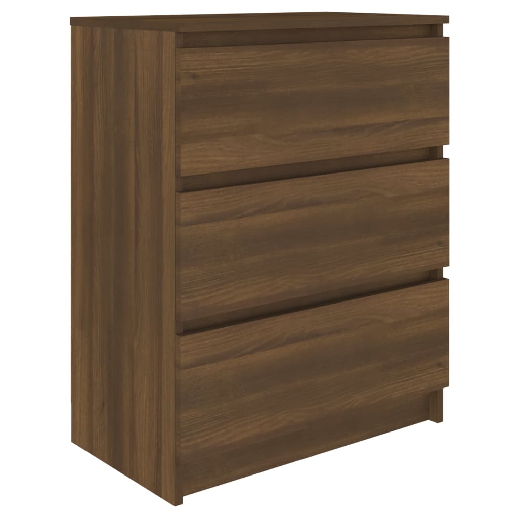 vidaXL Sideboard Brown Oak 60x35x76 cm Engineered Wood
