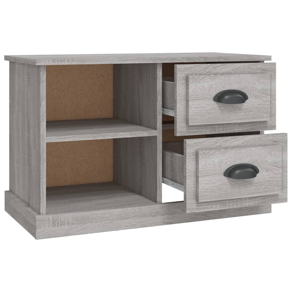 vidaXL TV Cabinet Grey Sonoma 73x35.5x47.5 cm Engineered Wood