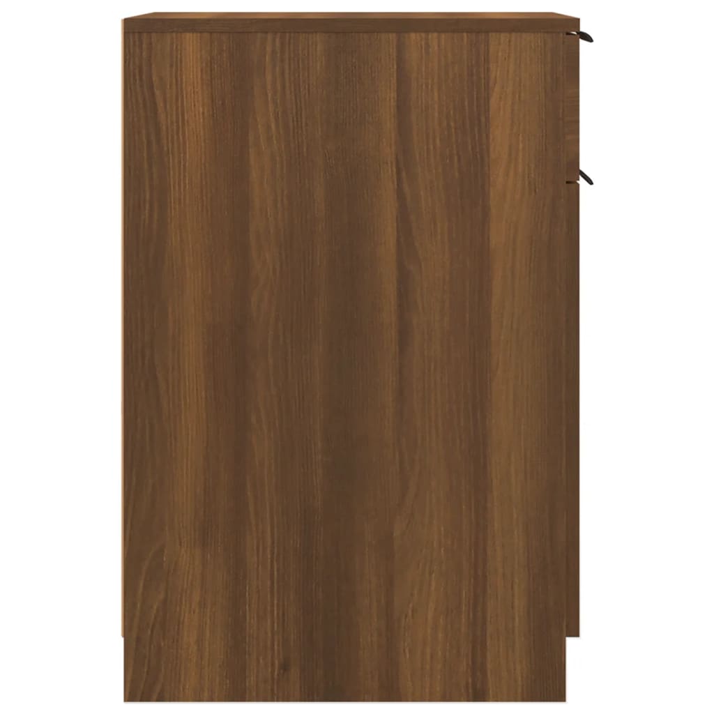 vidaXL Desk Cabinet Brown Oak 33.5x50x75 cm Engineered Wood