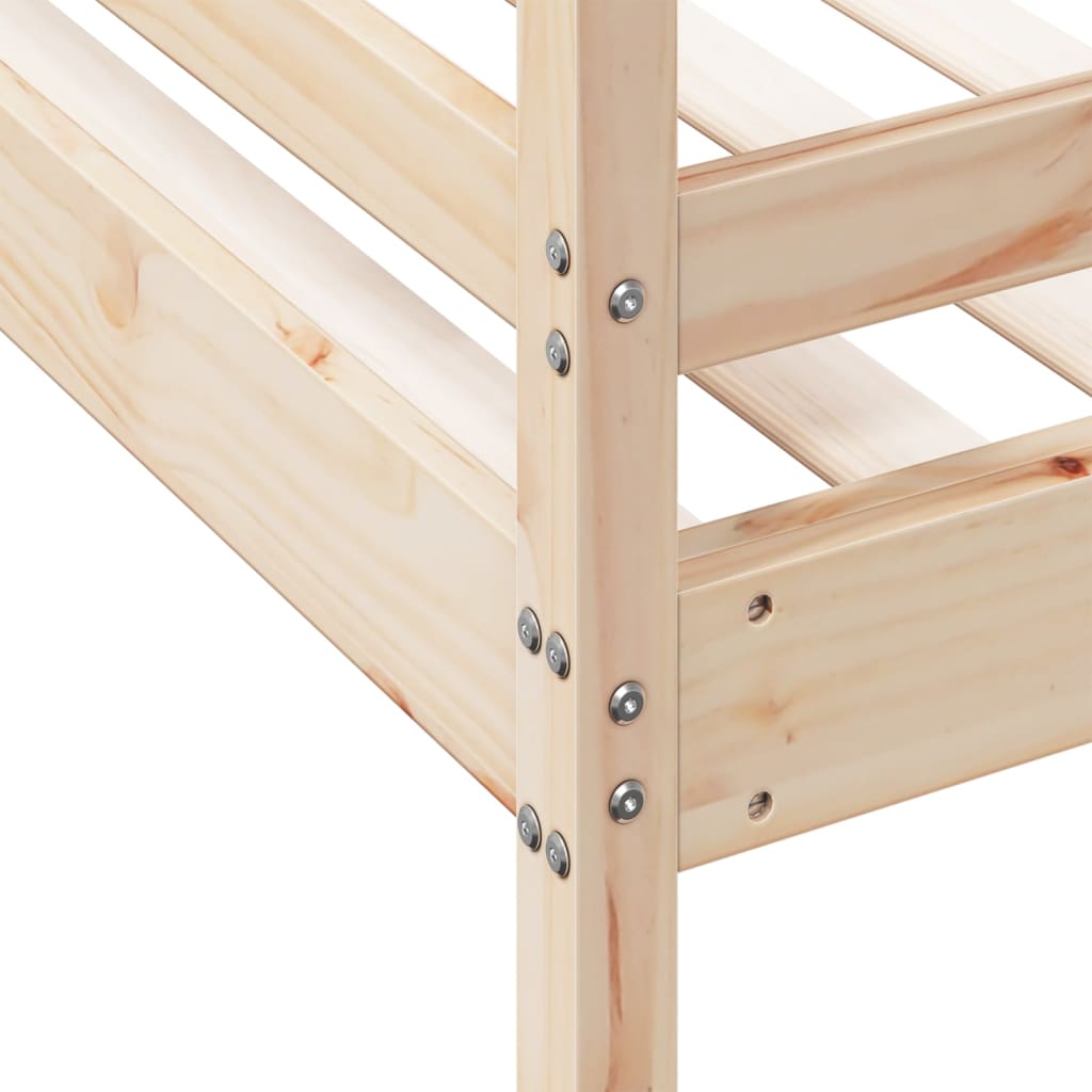 vidaXL Bunk Bed 80x200/140x200 cm Solid Wood Pine