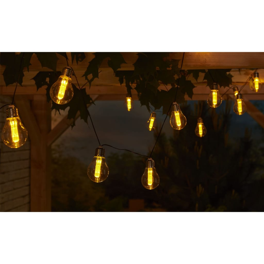 Luxform Solar LED Garden Light String Corfu Transparent