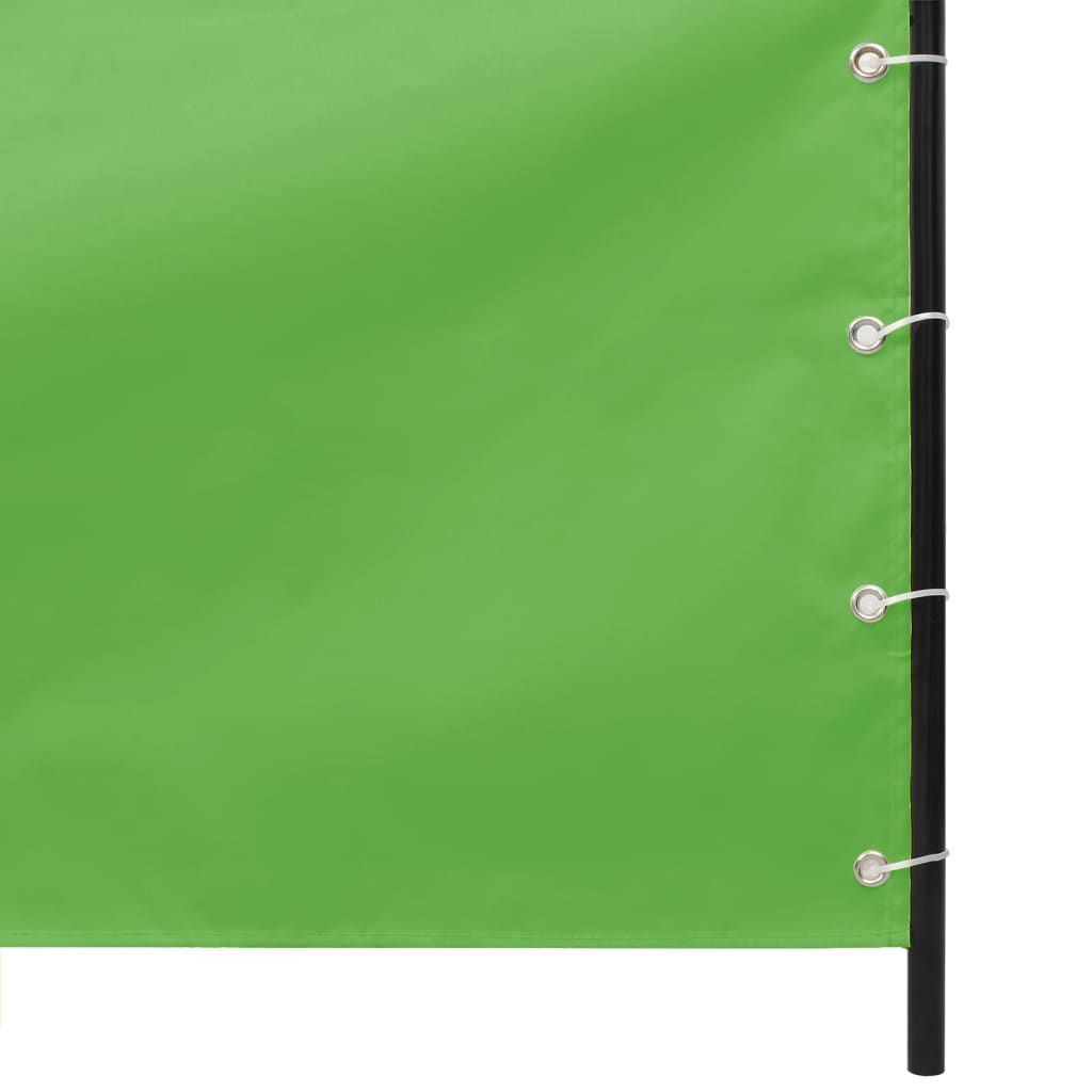vidaXL Balcony Screen Light Green 80x240 cm Oxford Fabric