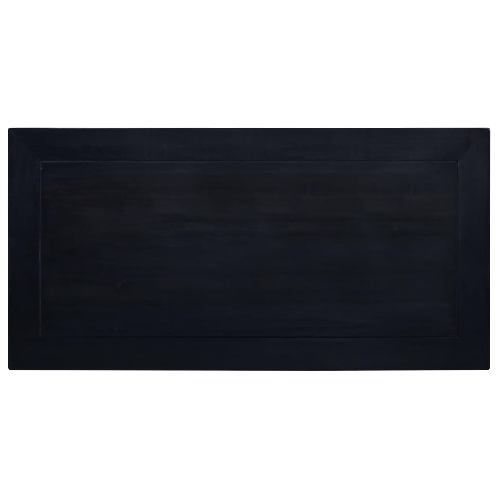 vidaXL Coffee Table Light Black Coffee 100x50x30 cm Solid Mahogany Wood