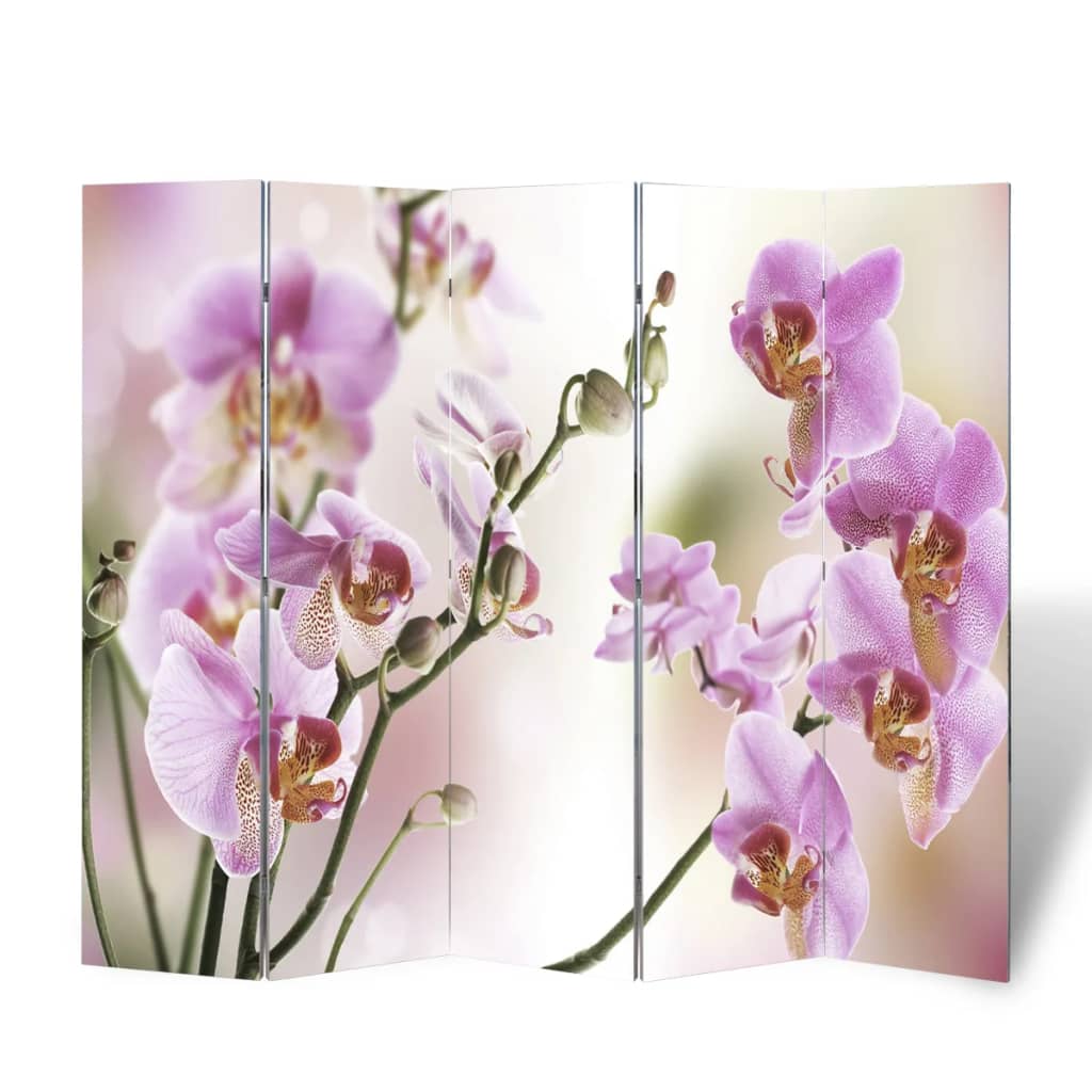 vidaXL Folding Room Divider 200x170 cm Flower