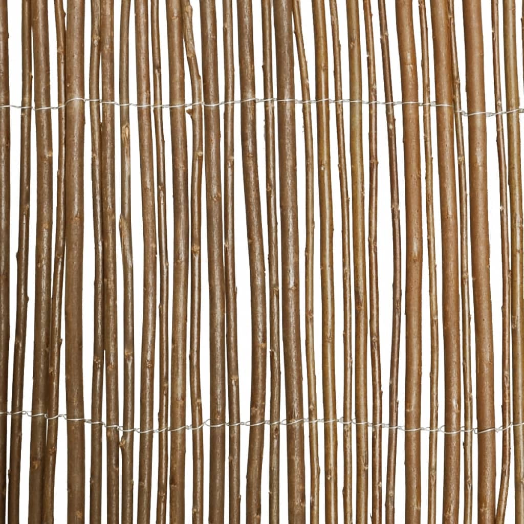 vidaXL Willow Fence 500x100 cm