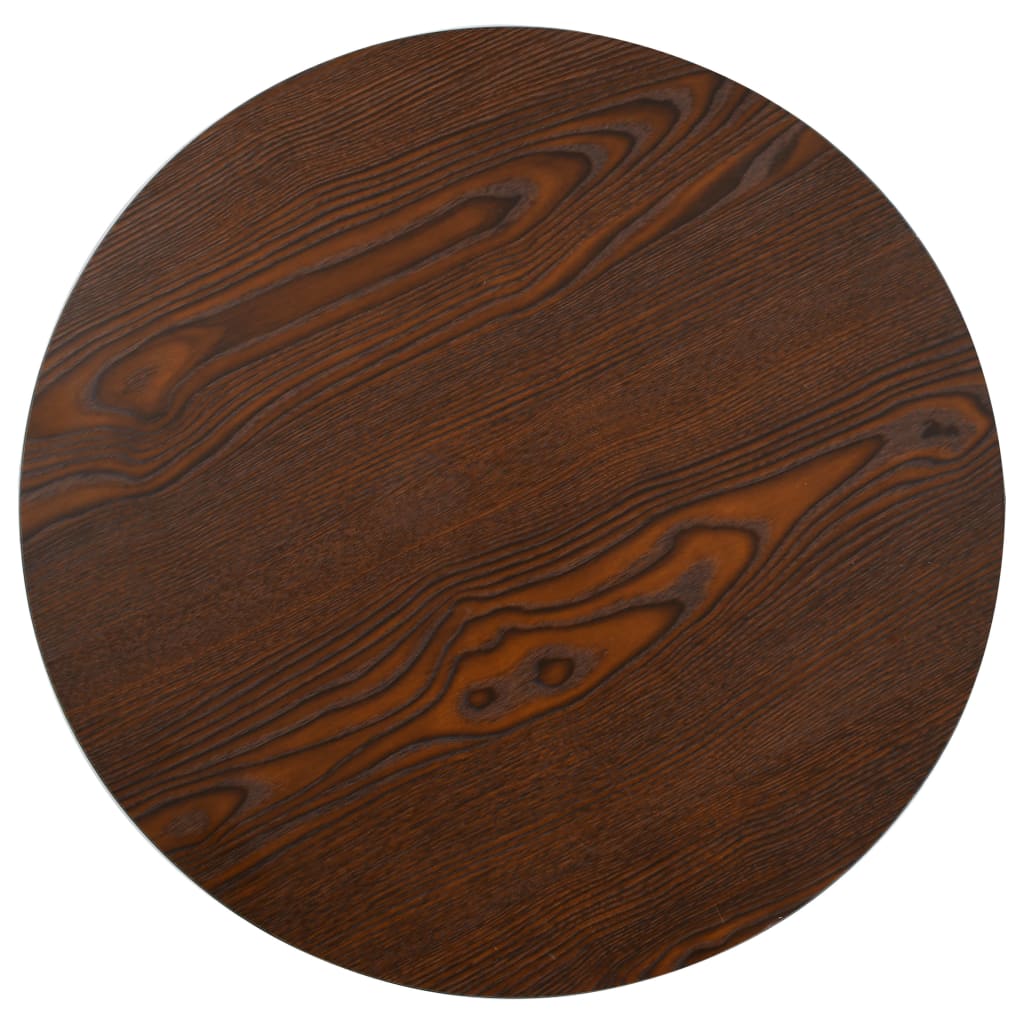 vidaXL Bistro Table Dark Brown 60 cm MDF