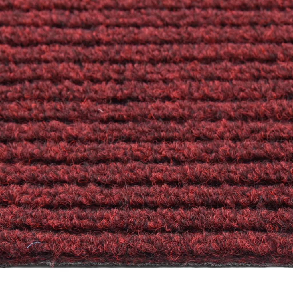 vidaXL Dirt Trapper Carpet Runner 100x300 cm Bordeaux Red
