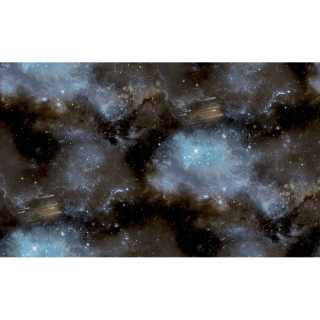 Noordwand Good Vibes Wallpaper Galaxy with Stars Blue and Black