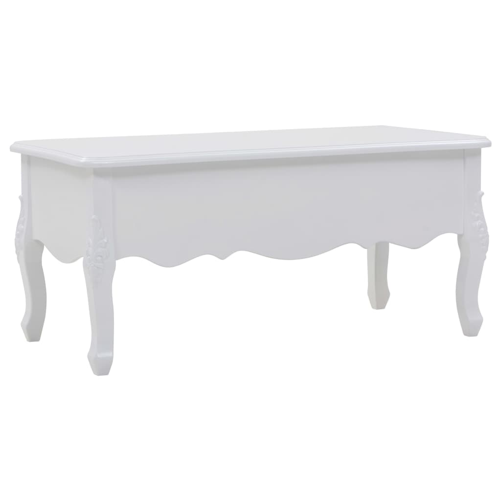 vidaXL Coffee Table 100x50x46 cm White