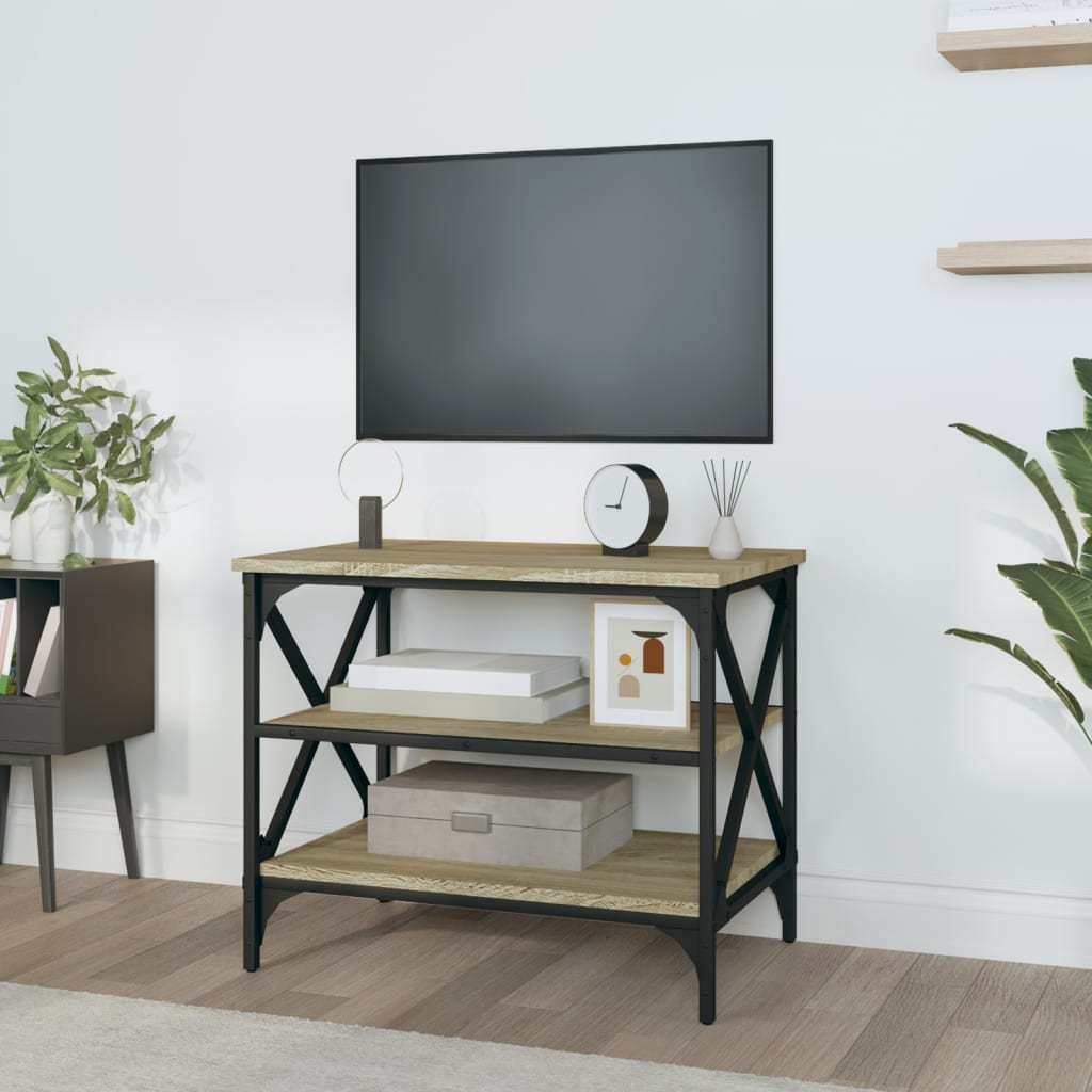 vidaXL TV Cabinet Sonoma Oak 60x40x50 cm Engineered Wood