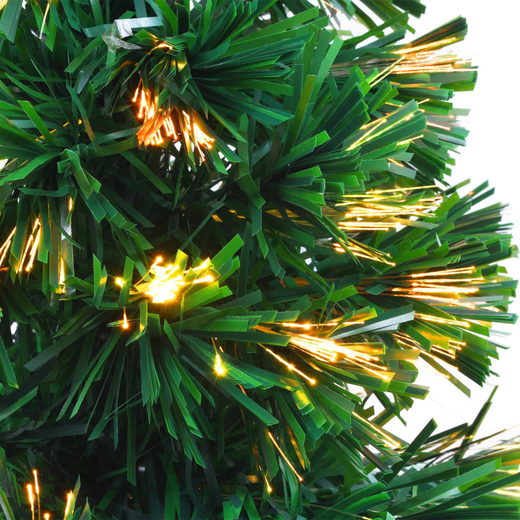 vidaXL Artificial Christmas Tree Fibre Optic 64 cm Green