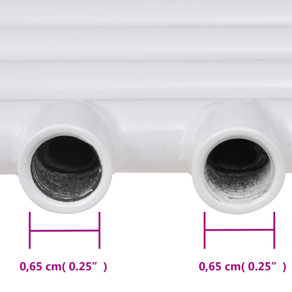 Bathroom Central Heating Towel Rail Radiator Straight 600 x 1160 mm