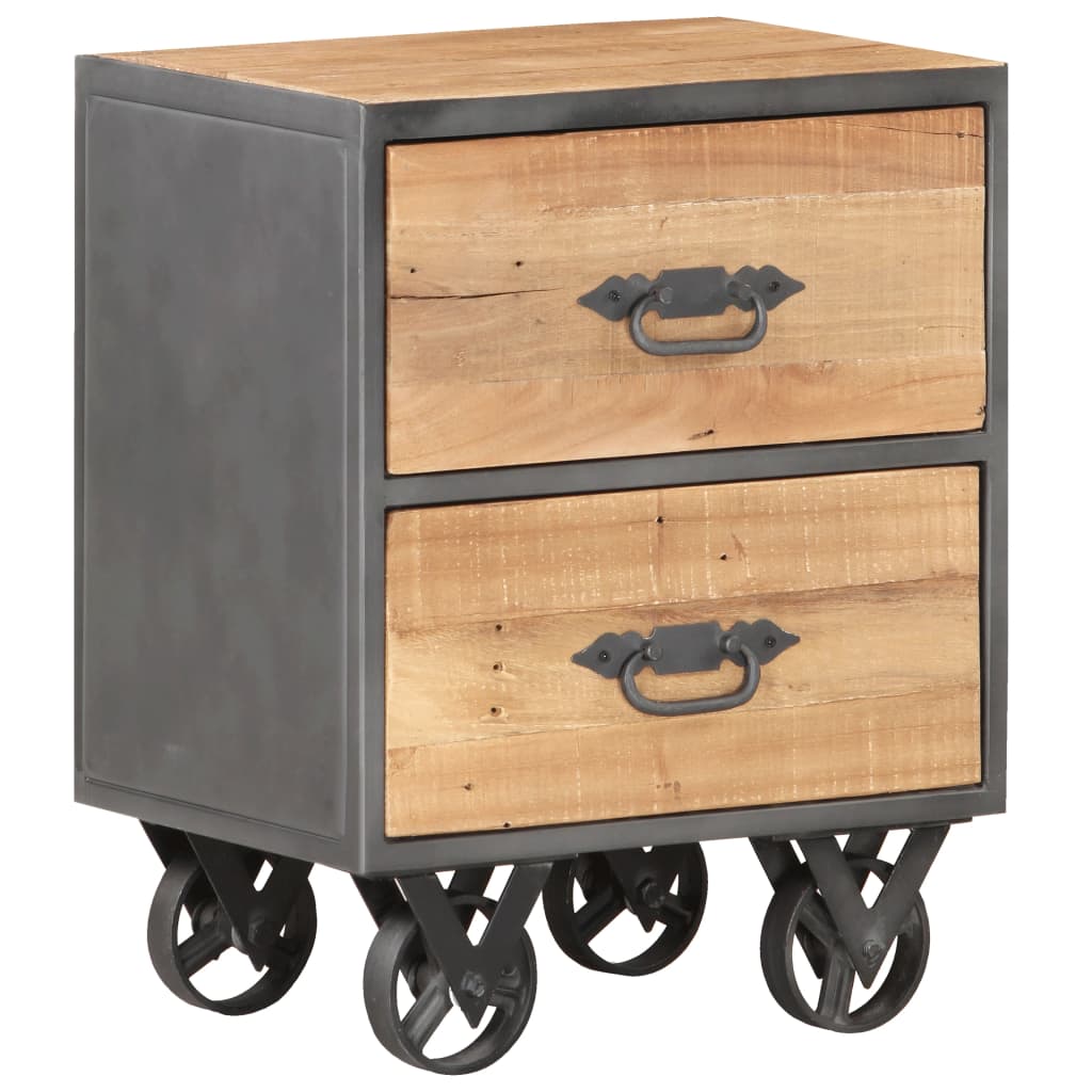 vidaXL Bedside Cabinet 40x30x51 cm Solid Reclaimed Wood