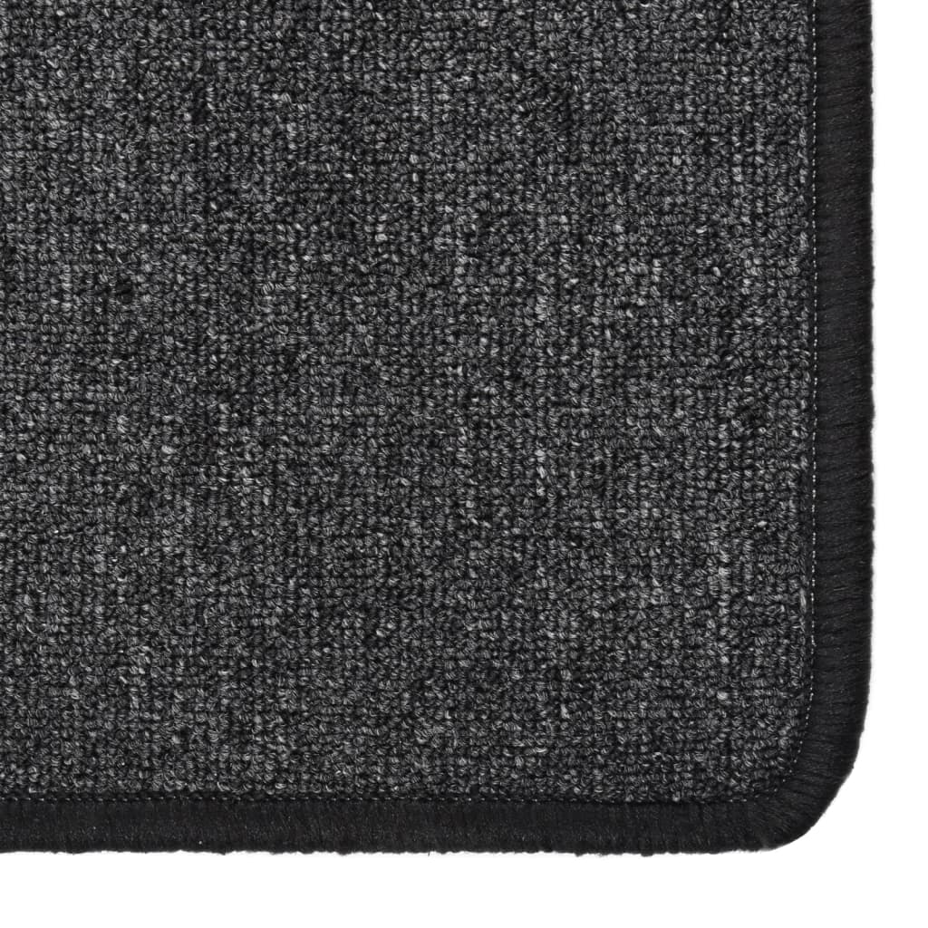 vidaXL Carpet Runner Anthracite 80x300 cm