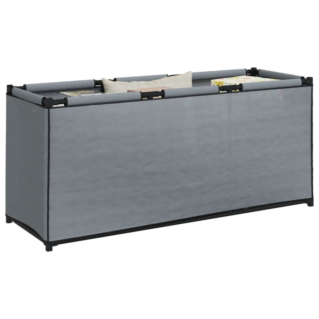 vidaXL Storage Box Grey 105x34.5x45 cm Fabric