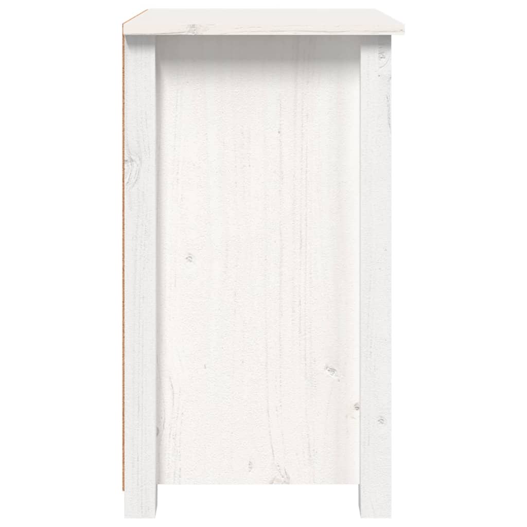 vidaXL Bedside Cabinets 2 pcs White 40x35x61.5 cm Solid Wood Pine