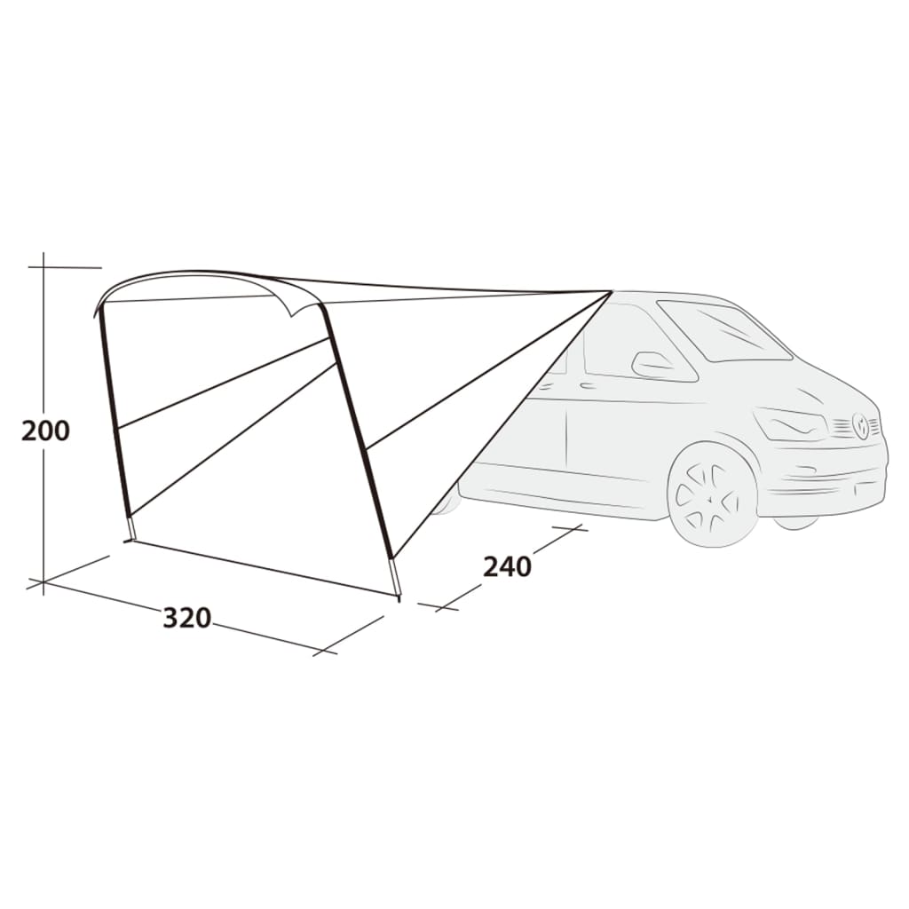 Outwell Canopy Touring Canopy Black & Grey