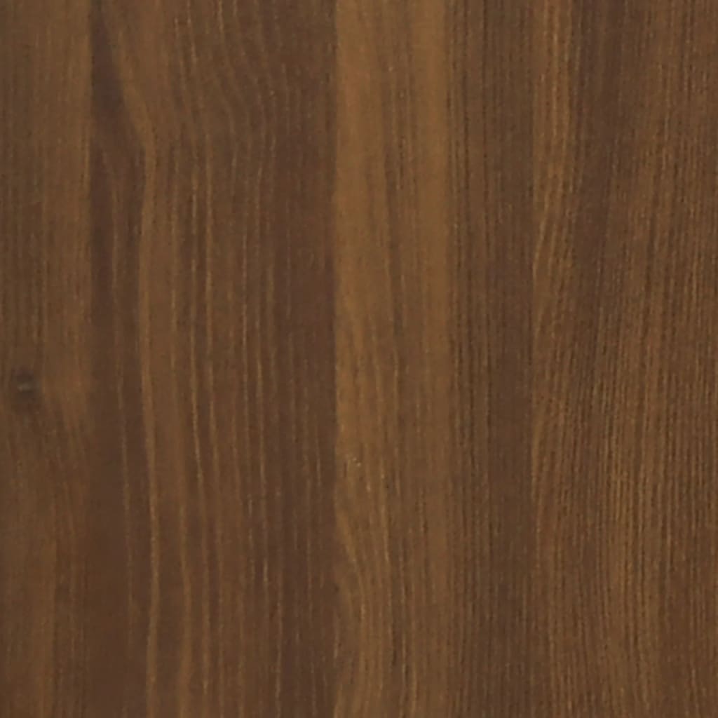 vidaXL CD Cabinet Brown Oak 102x23x89.5 cm Engineered Wood