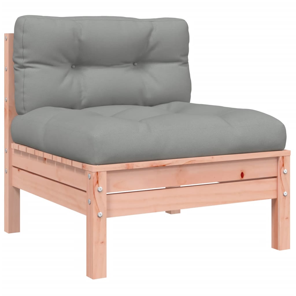 vidaXL 7 Piece Garden Sofa Set with Cushions Solid Wood Douglas Fir