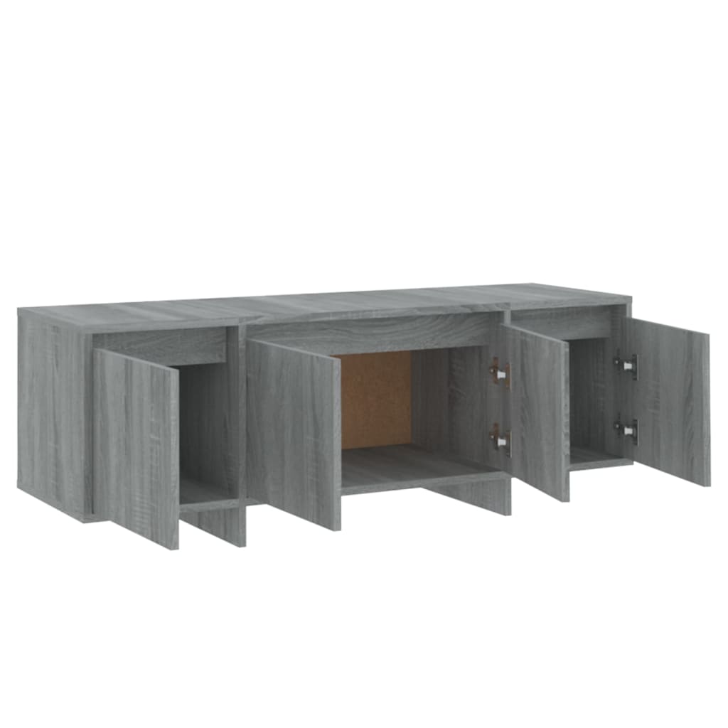 vidaXL TV Cabinet Grey Sonoma 120x30x40.5 cm Engineered Wood