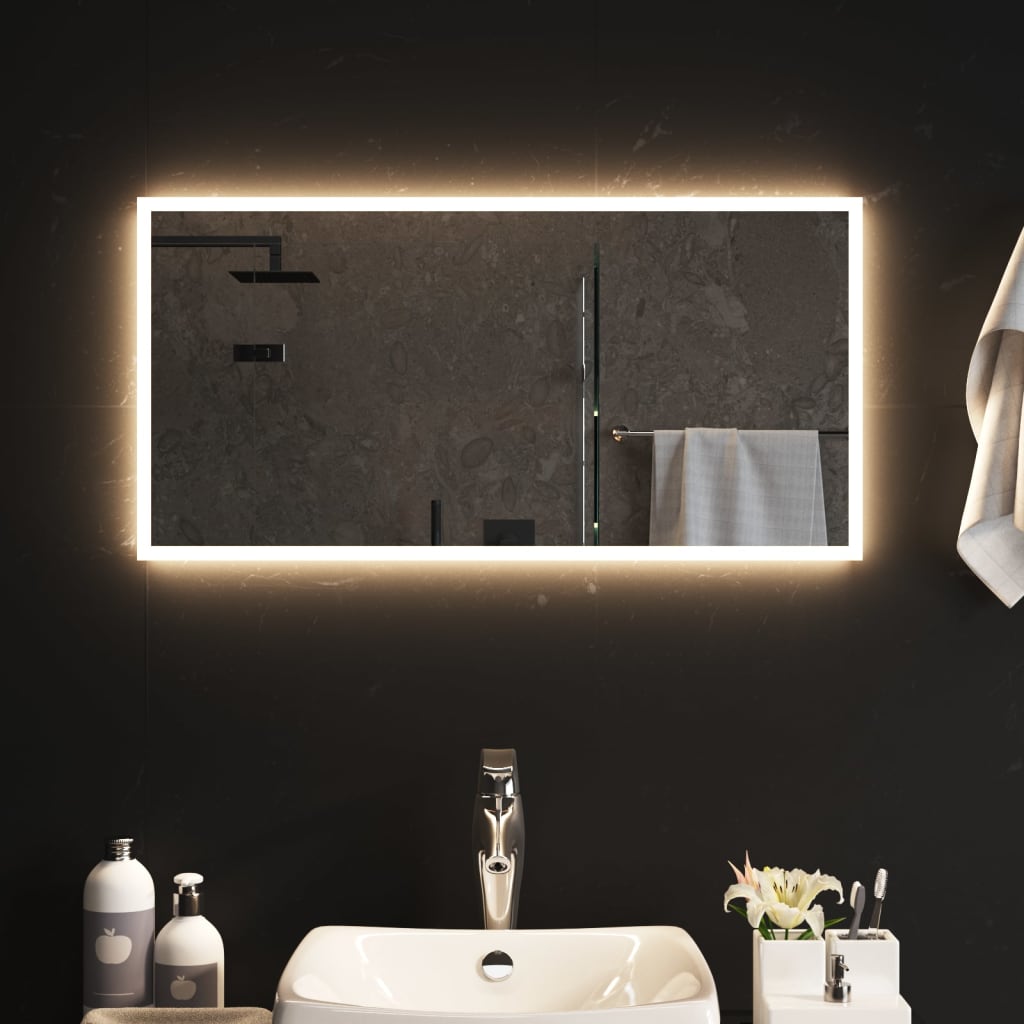 vidaXL LED Bathroom Mirror 40x80 cm