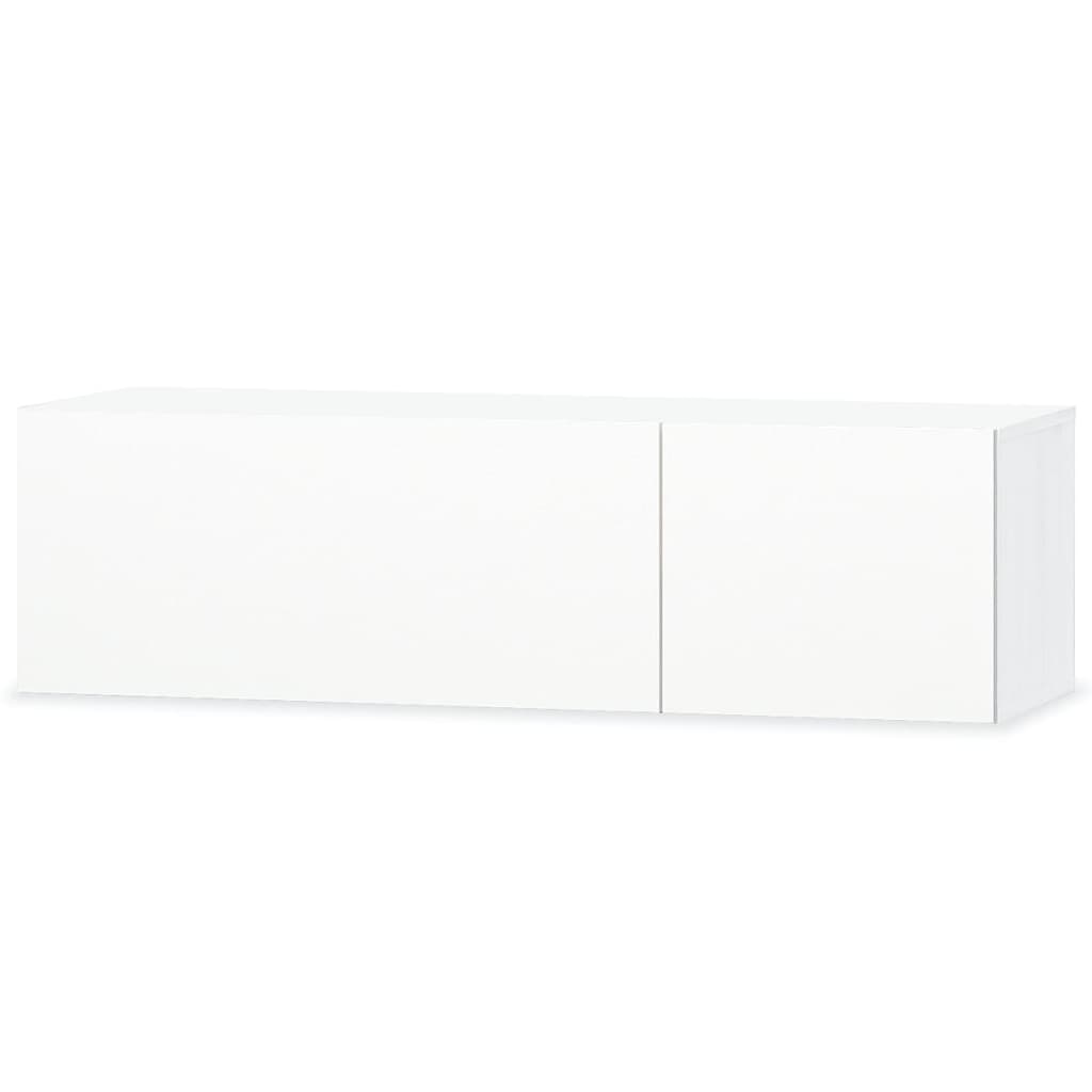 vidaXL TV Cabinet Engineered Wood 120x40x34 cm High Gloss White