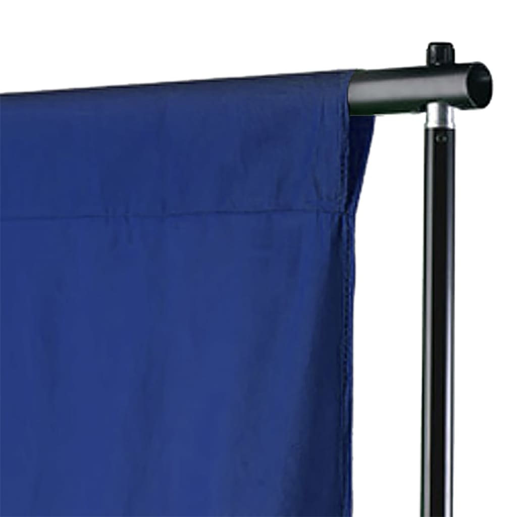 vidaXL Backdrop Cotton Blue 300x300 cm Chroma Key