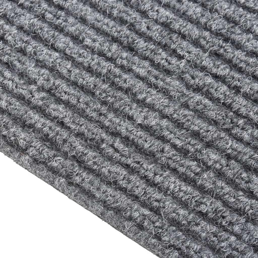 vidaXL Dirt Trapper Carpet Runner 100x450 cm Grey