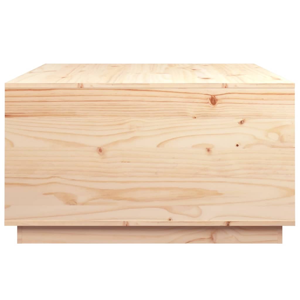 vidaXL Coffee Table 80x80x45 cm Solid Wood Pine